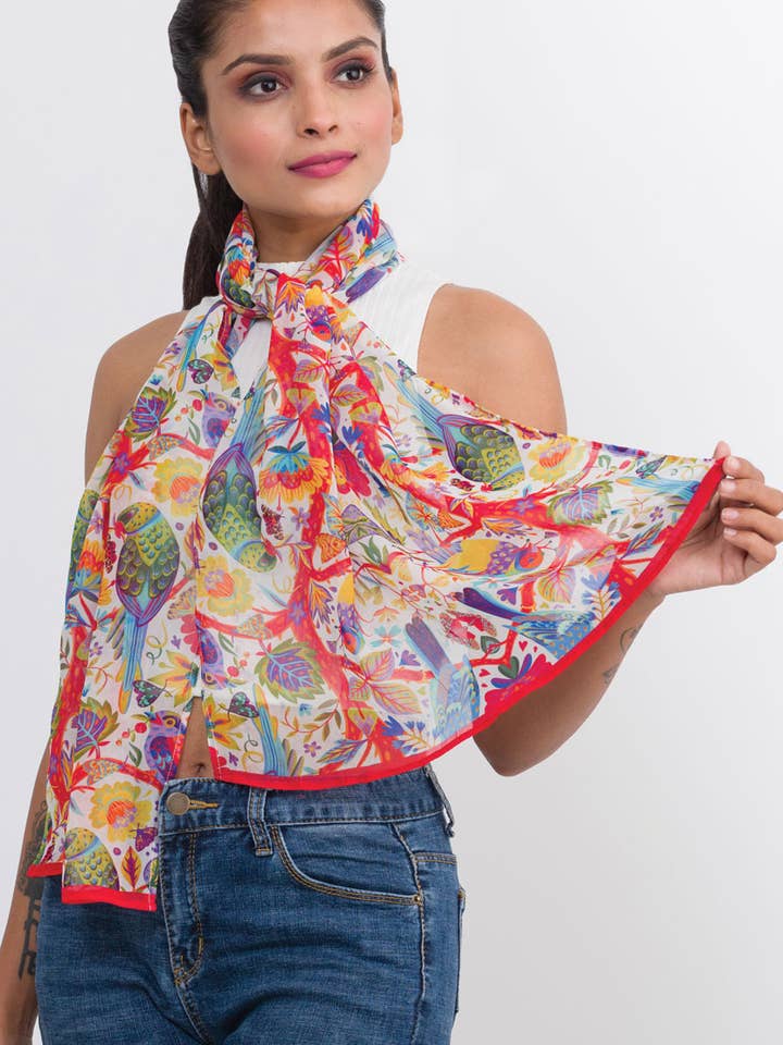 Sahila Cupro Scarves for wholesale by Sevya Handmade