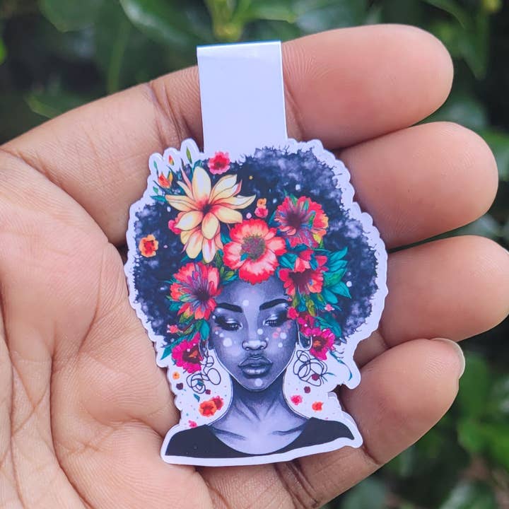 Afro Girl Magnetic Bookmark and other Purchase Wholesale pulseras de acero inoxidable. Free Returns & Net 60 Terms on Faire trending on Faire.
