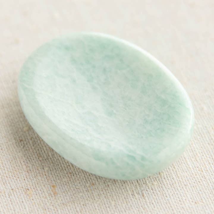 Amazonite Worry Stone for wholesale by Tiny Rituals