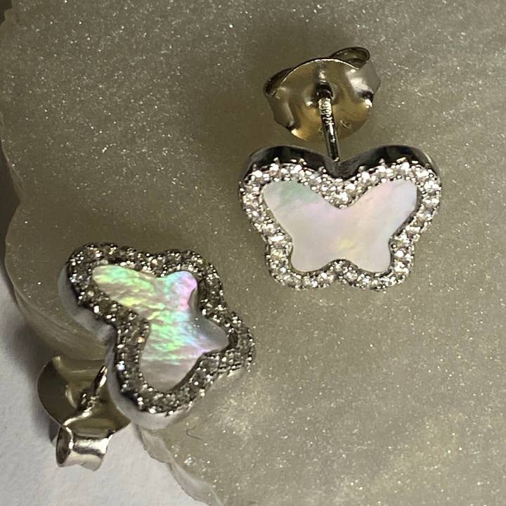 Ørestikker Sommerfugl for engroshandel hos Shine Juwely