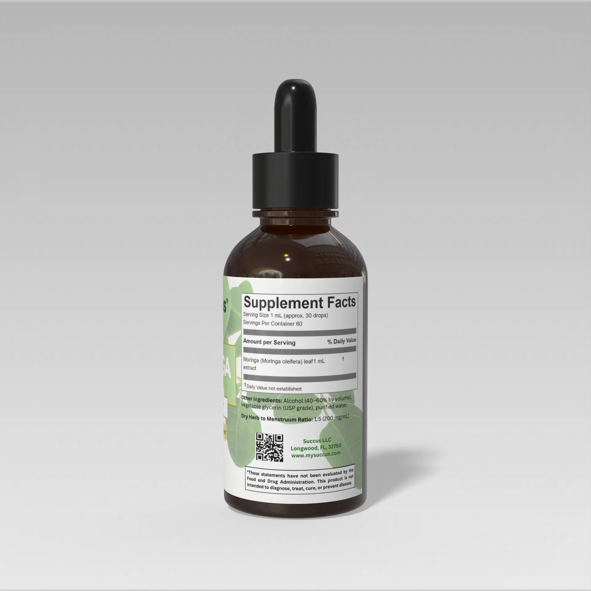 Succus - Wholesale Tincture - Moringa Tincture | Herbal Wellness Support1