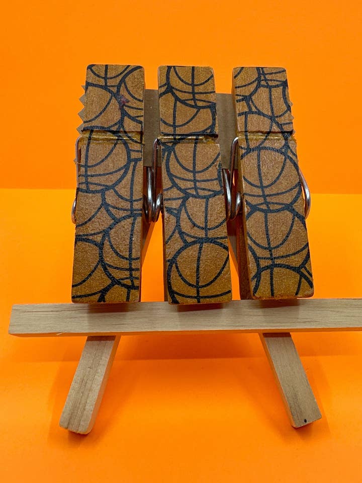 NYA Basketbollchips Snacks Klämmor Favoriter för wholesale av NanCBeeCreations