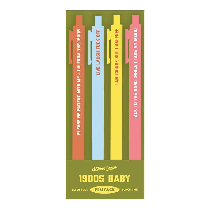 Pack de Canetas para Bebé dos Anos 1900 por atacado de Golden Gems