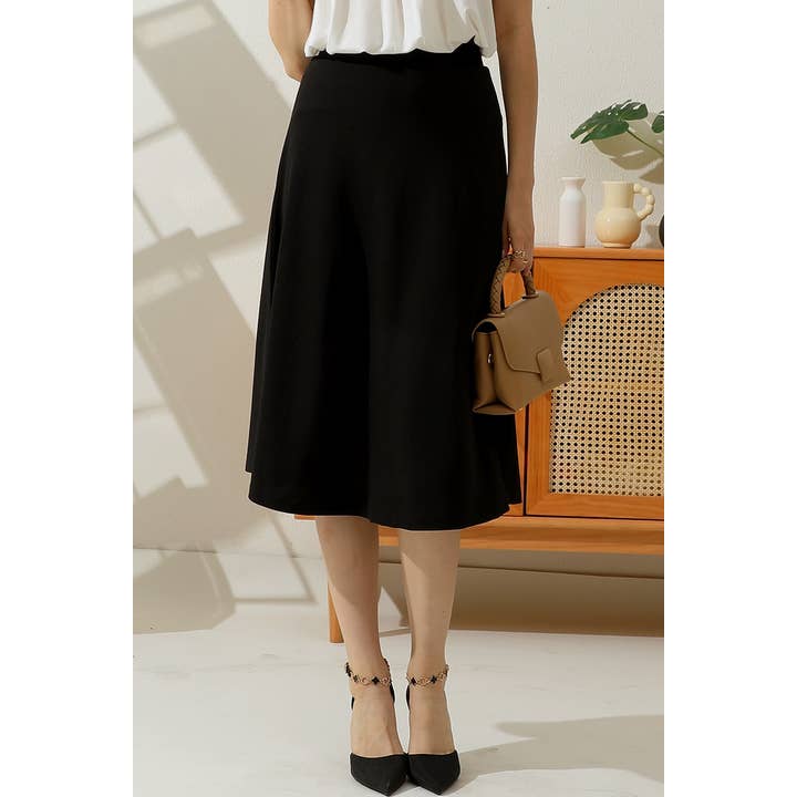 CWBLS128_FLARE FLOUNCE A LINE MAXI LONG KNEE SKIRTS and other Purchase Wholesale skirts plus size. Free Returns & Net 60 Terms on Faire trending on Faire.