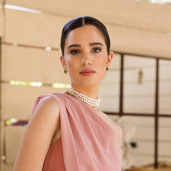 ACUS - Wholesale Stud/Post Earrings - Marko Green Unakite Earrings2