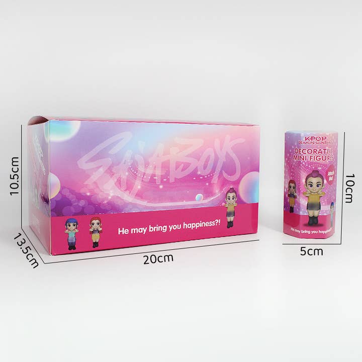 Little Trendy - Vente Figurine – enfant - Boîte aveugle de décoration pour moniteur d'ordinateur inspirée de K-pop KDH - 12 unités4