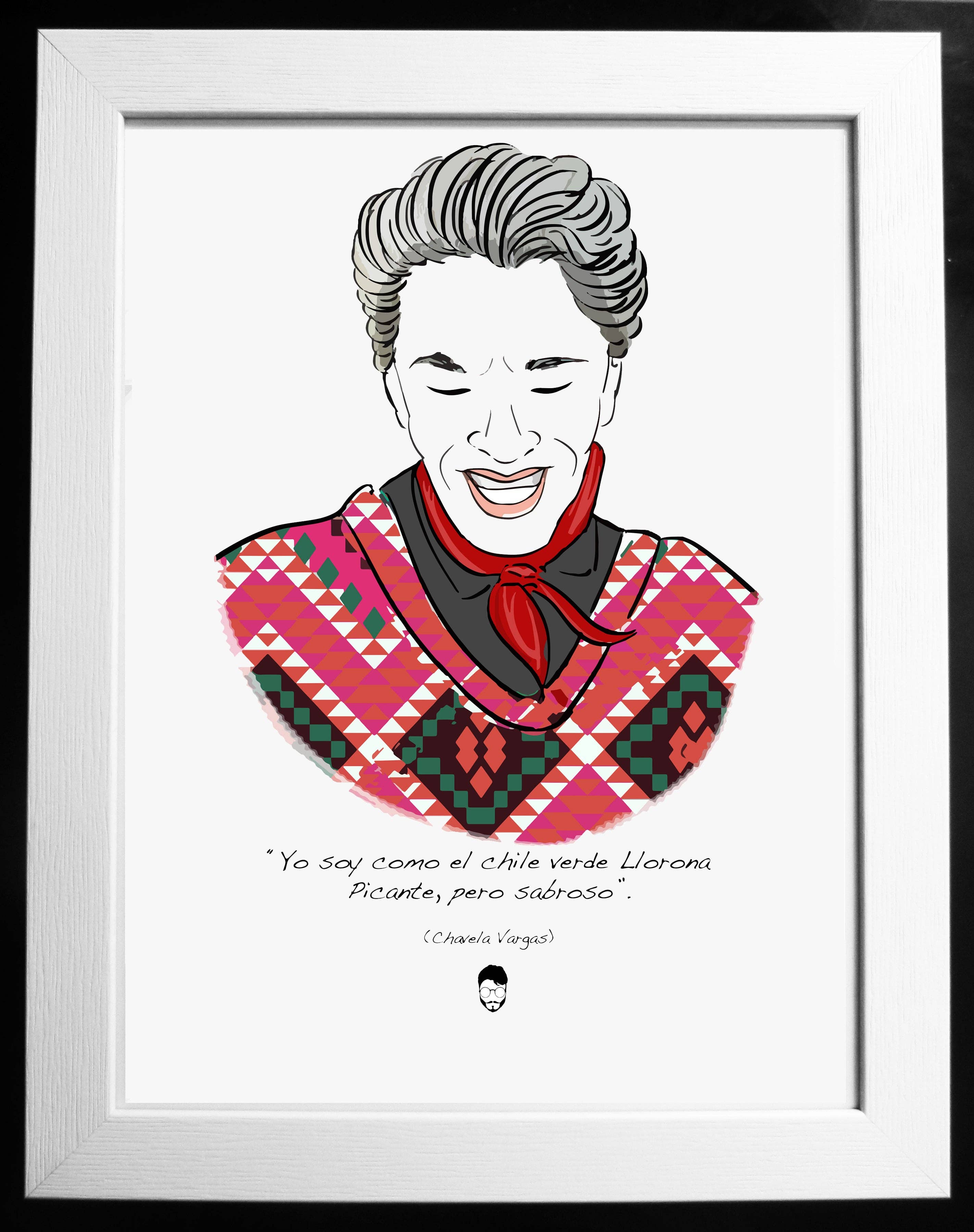 El loco del Pelo Rizo - Wholesale Art Print - Chavela Vargas0