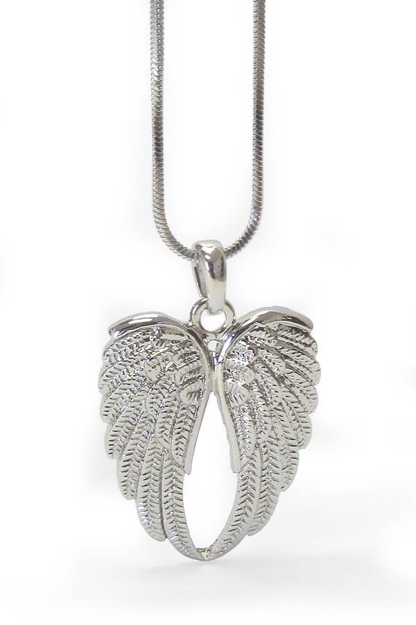 Jewelry Max - Wholesale Pendant/Charm Necklace - ( J574 )  ANGEL WING NECKLACE0