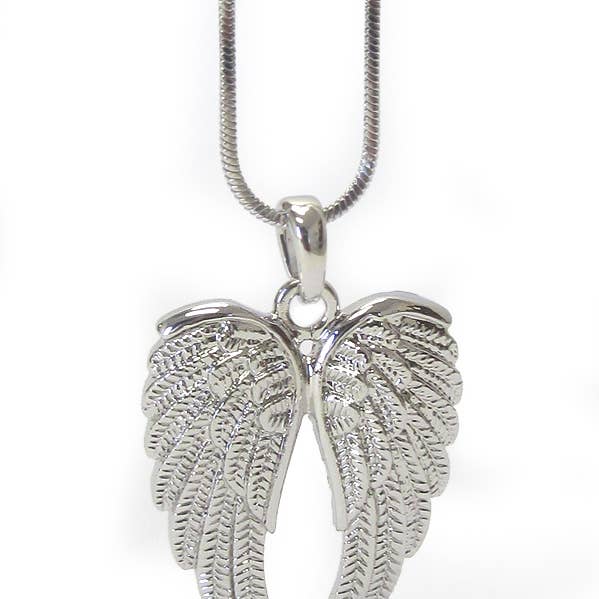 Jewelry Max - Wholesale Pendant/Charm Necklace - ( J574 ) ANGEL WING NECKLACE0