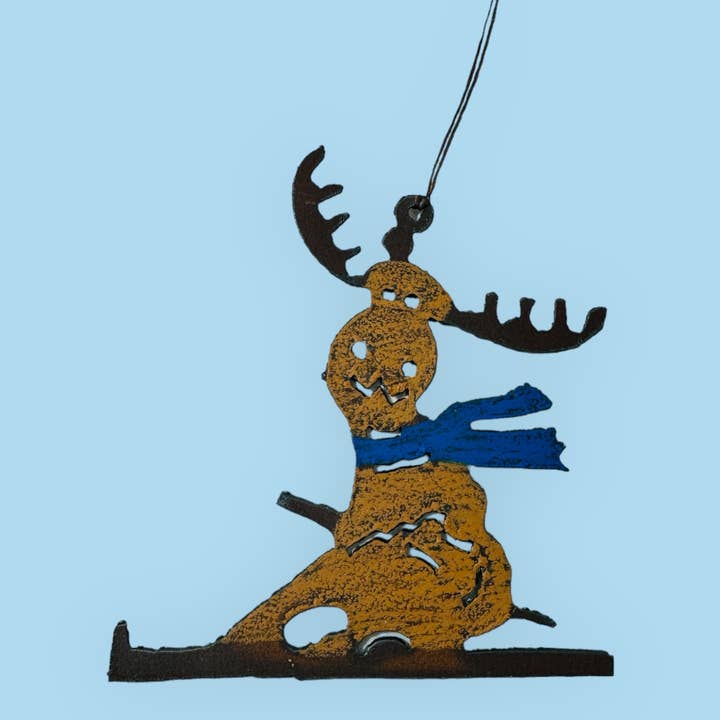 Whimsies - Venta al por mayor Adornos - Alce Esquí Ornamento Lodge decoración rústica respetuosa con el medio ambiente
