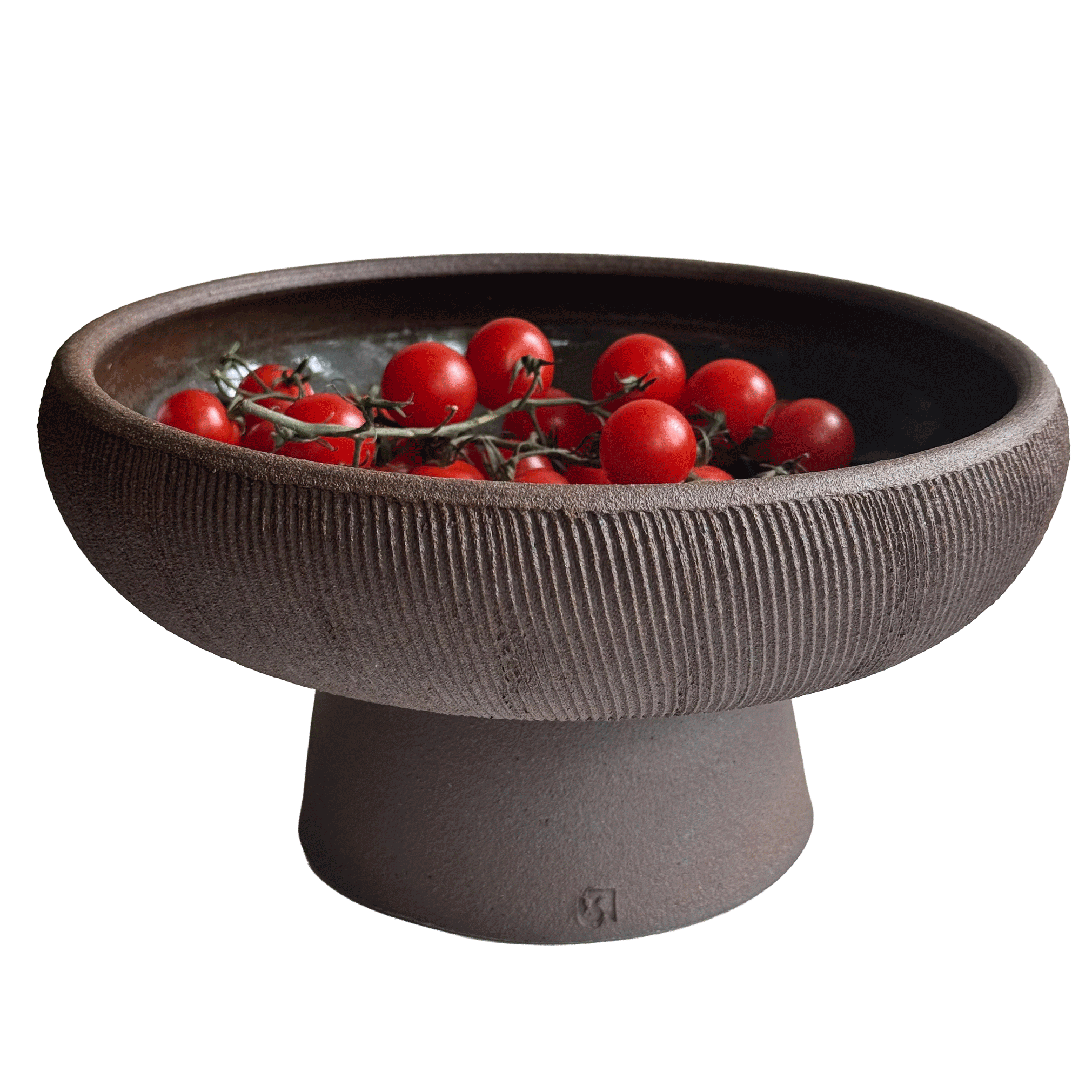 SOMBRA - Wholesale Decorative Plate/Dish/Bowl - 10" Jasper Pedestal Bowl 1013