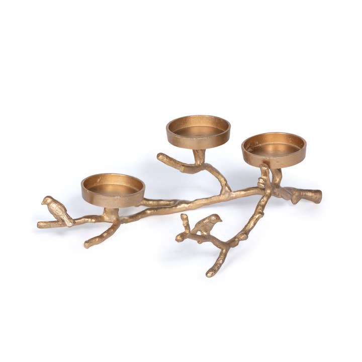 Bird Perch Branch Candle Centerpiece for wholesale by Park Hill Collection