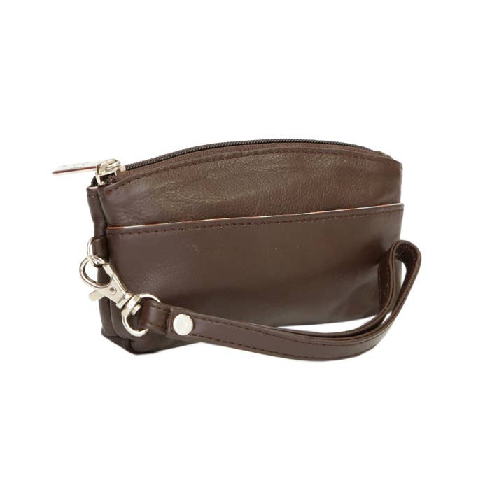 Ashlin Leather Boutique - Venta al por mayor Bolsa para maquillaje - ASHLIN® | BOLSO MUÑEQUERA DE MAQUILLAJE PARA MUJER | PIEL DE VACUNO