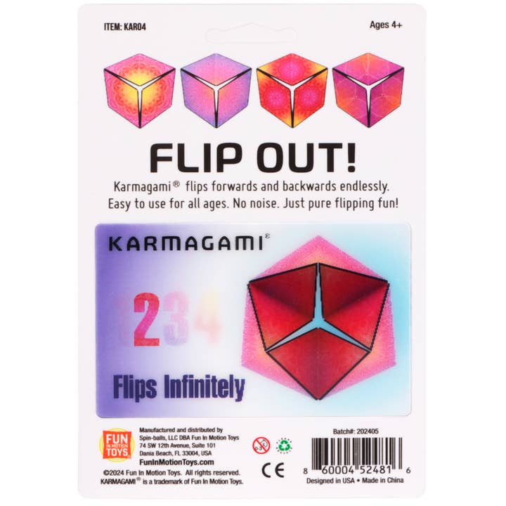 Fun In Motion Toys - Wholesale Fidget Toy - Kids - Karmagami - Fidget Toy (packed in 2 free PDQs)