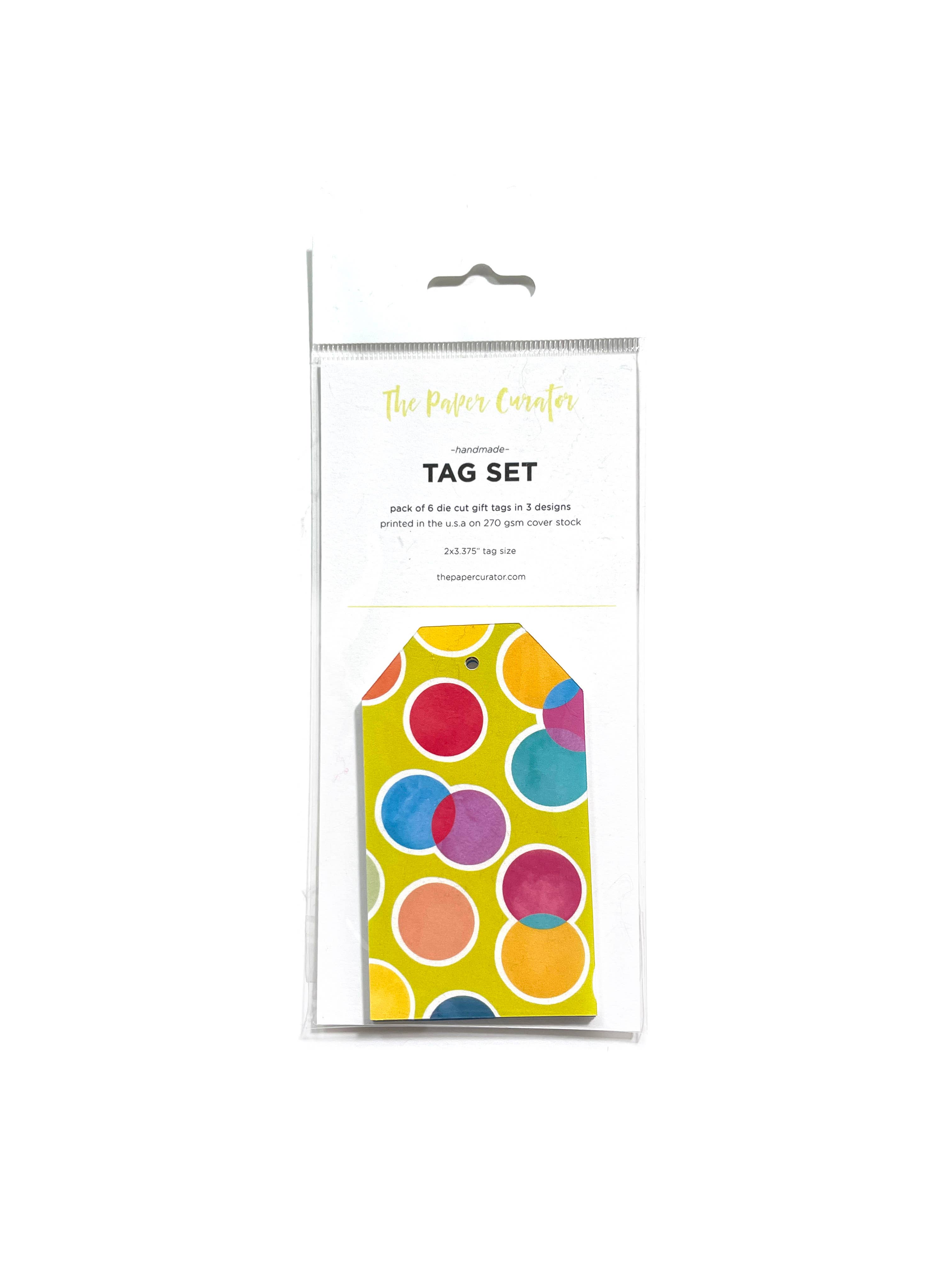 The Paper Curator - Wholesale Gift Tag - Confetti Gift Tag Set | Birthday Gift Tag | Gift Label1