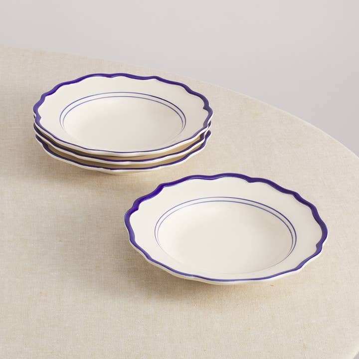 Maison Madison Home - Wholesale Bowl - Jane Hand-Painted Pasta Bowl 9.2"0