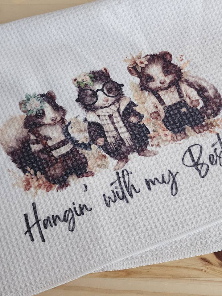 HANGIN' WITH MY BESTIES VISKESTYKKE for engroshandel hos Doodles and Lace