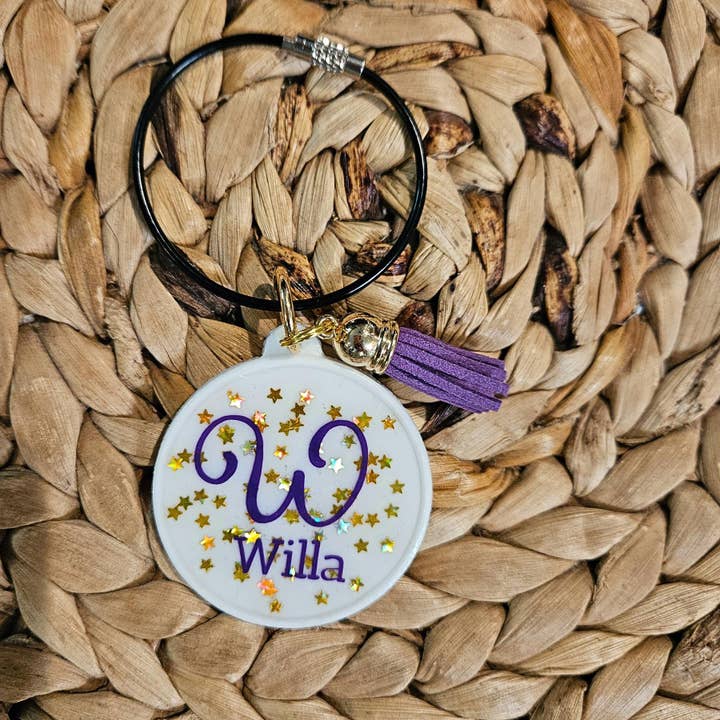 ShesSoCrafty Goods - Wholesale Keychain - Women's - Handmade Personalized Bag Clip with Tassel & Keychain5