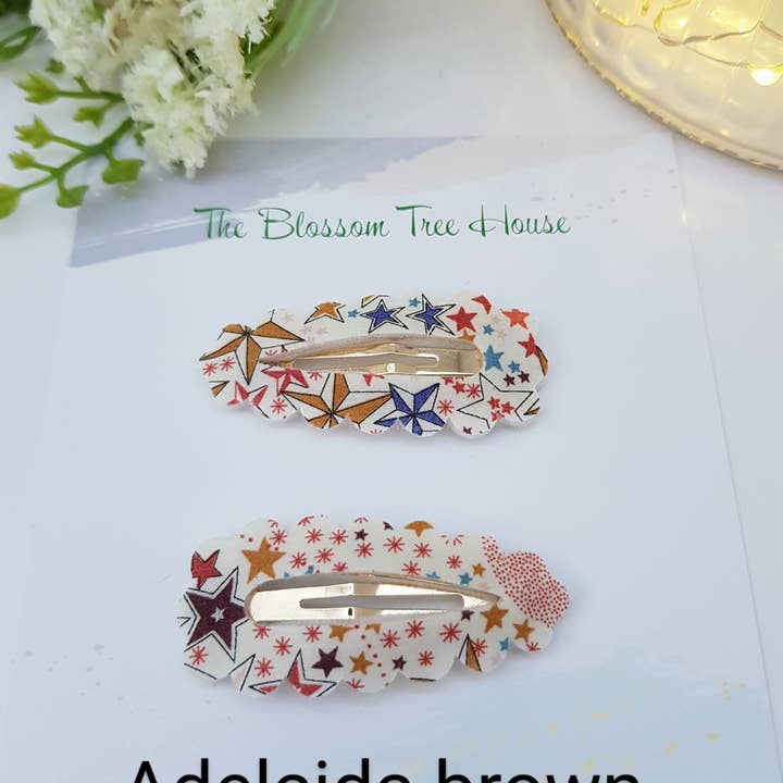 The Blossom Tree House – wholesale Hair clip – Child – Liberty of London fabric hair clips8