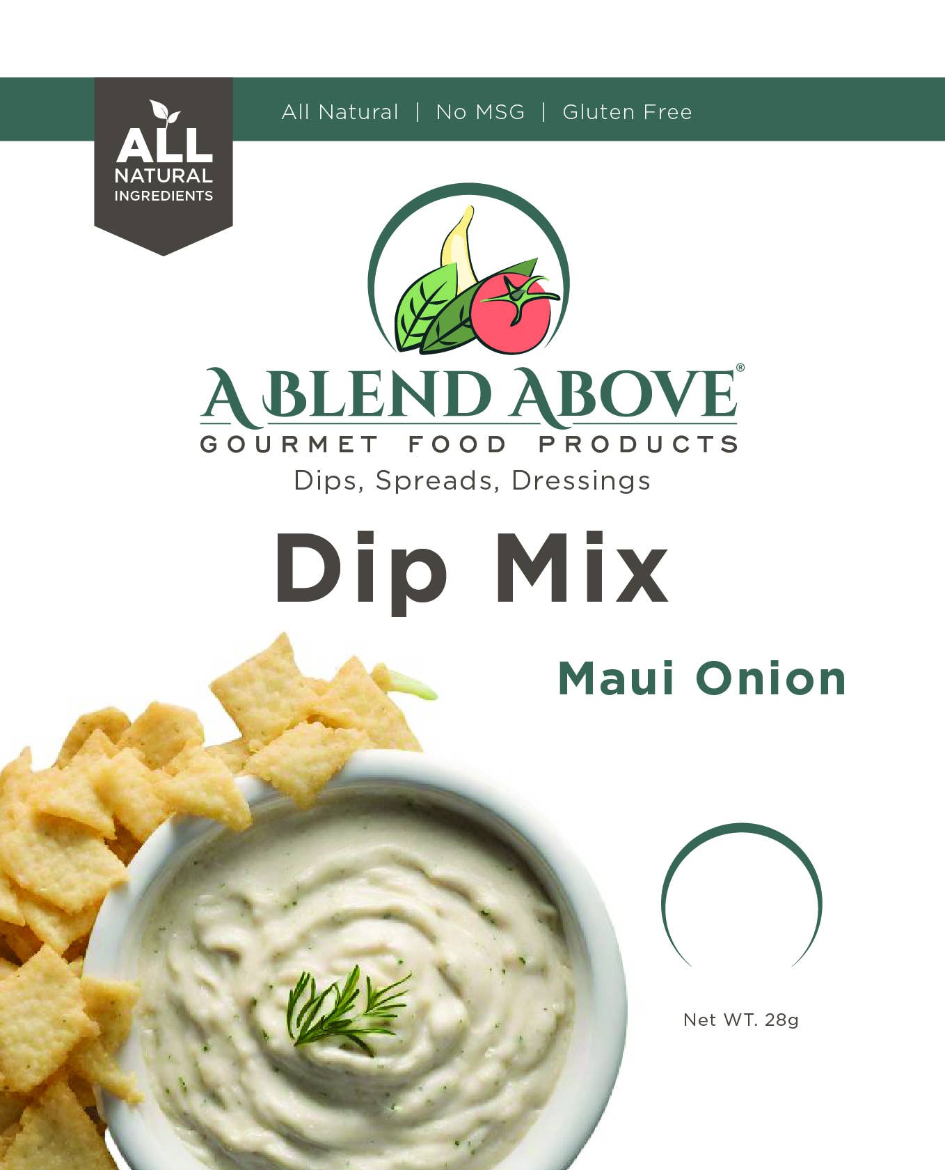 A Blend Above - Wholesale Dip - Maui Onion Dip Mix0