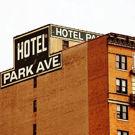 Hotel Park Ave 11" x 14" Matted Print for wholesale by ArtHouse And Co.