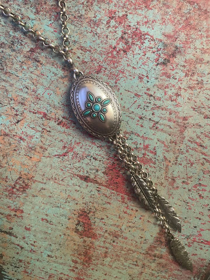 Concho & veer bedelketting - Western/Rodeo/Zuidwestelijk voor wholesale door Savannah Hoffman Designs Artisan Jewelry