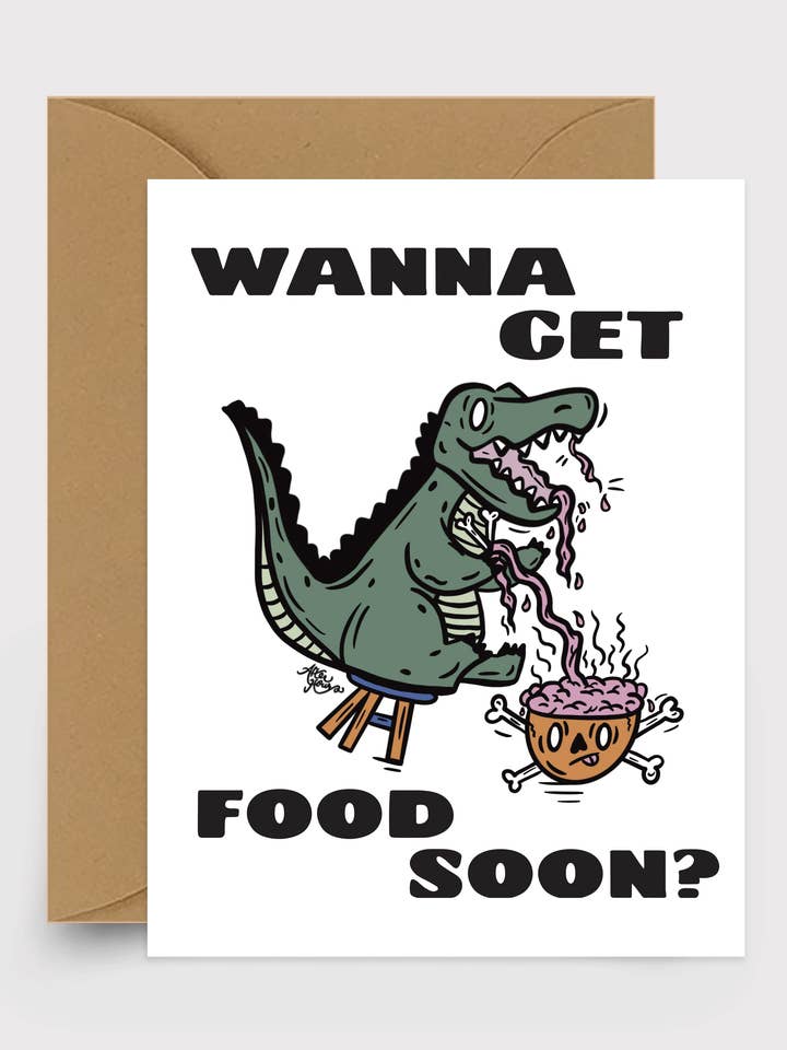 Food Soon? Card for wholesale by After Hours Creative
