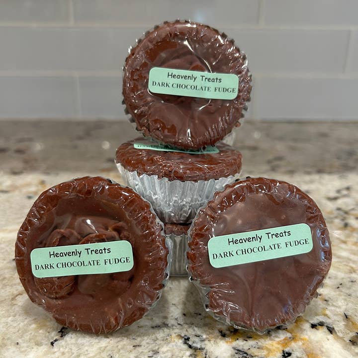 Dark Chocolate Fudge Cup for wholesale by Heavenly Treats