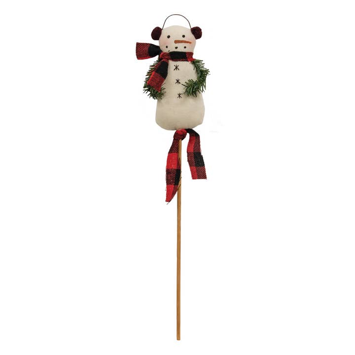 The Hearthside Collection - Vente Décoration de Noël - Bonhomme de neige Buffalo Check