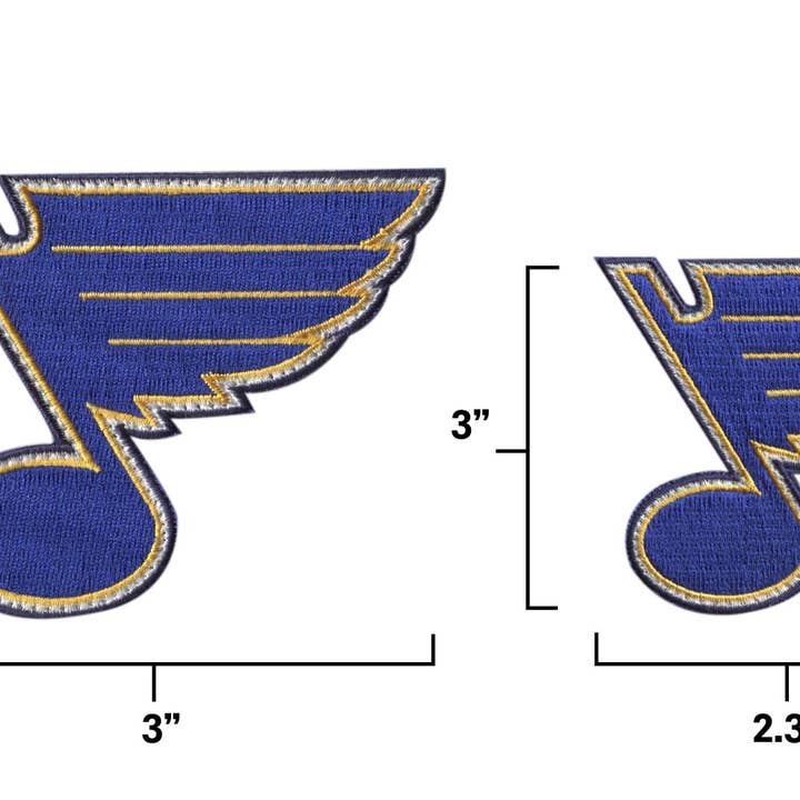 HEDi - Wholesale Patch - Official Licensed St. Louis Blues NHL Team Hook Patch(Not an Iron-on Patch)3