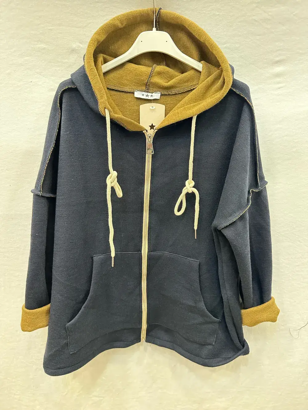 Mimi & Gogo - Wholesale Hoodie - Dames - Ritsvest Met Capuchon @7463_GiZipEpais2