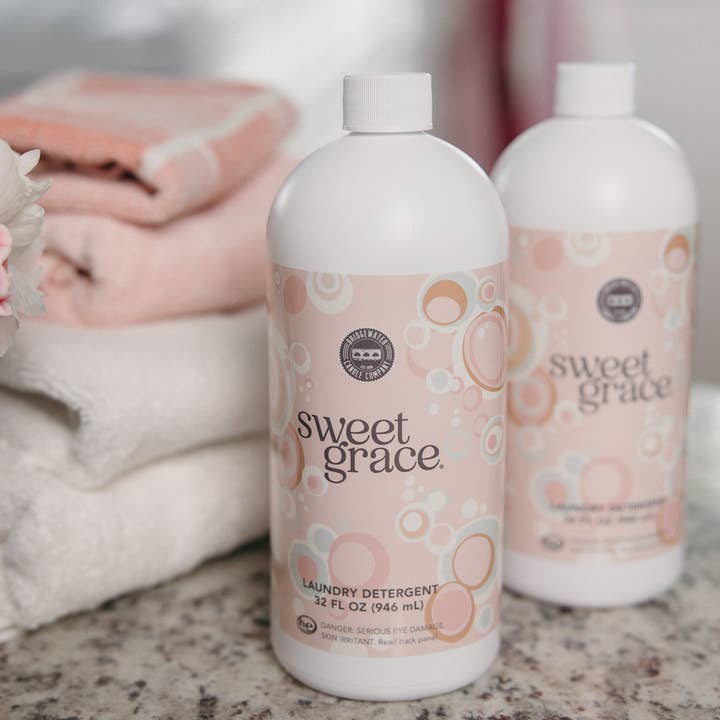 Bridgewater Candle Company - Wholesale Liquid Laundry Detergent - Sweet Grace 32oz Laundry Detergent2