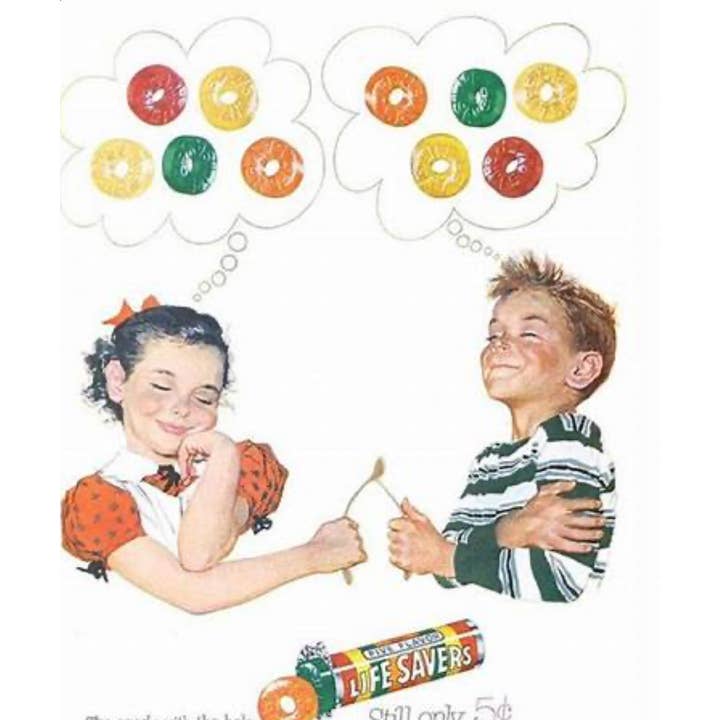 O'Shea's Candies Sweet Shop - Wholesale Hard Candy - Nostalgic 1921 Original 5 Flavor Life Savers® 20ct RetroBox5