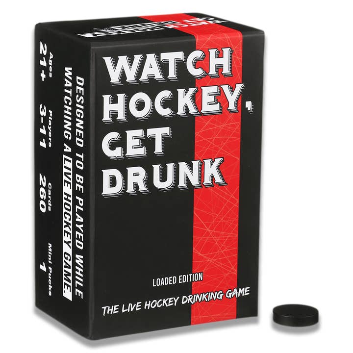 Falling Whale Games - Wholesale Card Game - Watch Hockey, Get Drunk - The Live Hockey Drinking Game