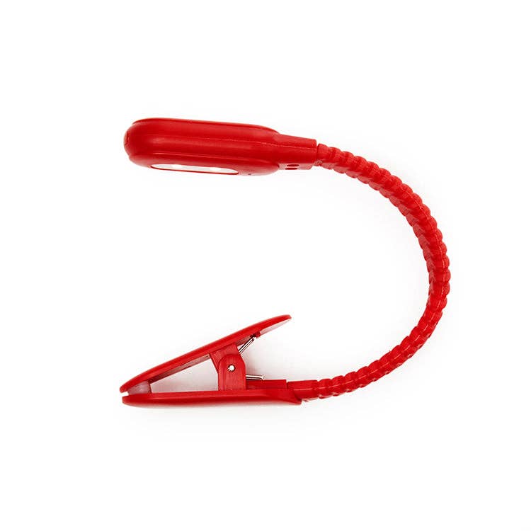 Kikkerland Design Inc - Wholesale Booklight - Rechargable Booklight Red1