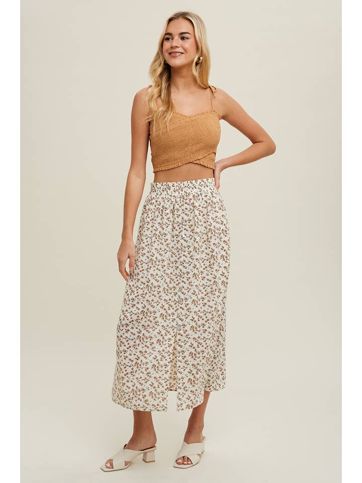 Wishlist Apparel – Großhandel Strickoberteil – Damen – CROSSOVER-MINI-MODELL MIT GESMOKTEM CROSSOVER-SCHNITT/WL23-83439