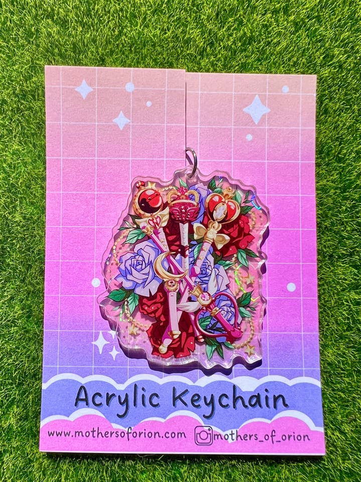 Magic Girls Wand Keychain for wholesale by Mothers Of Orion