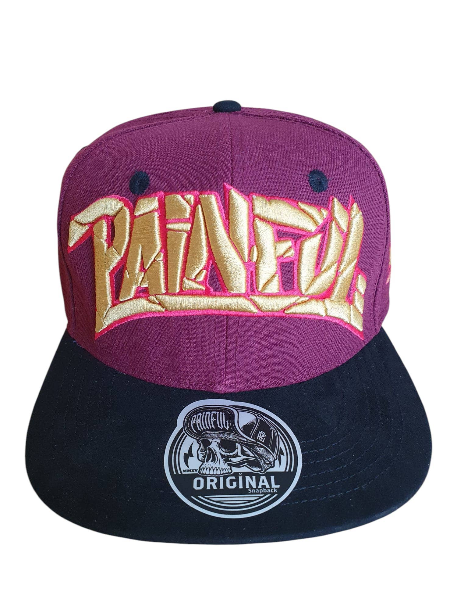 Painful Clothing - Wholesale Flatcap - Heren - Snapback pet Painful FLAMINGO met 3D-logo en kleurrijke print onder klep7
