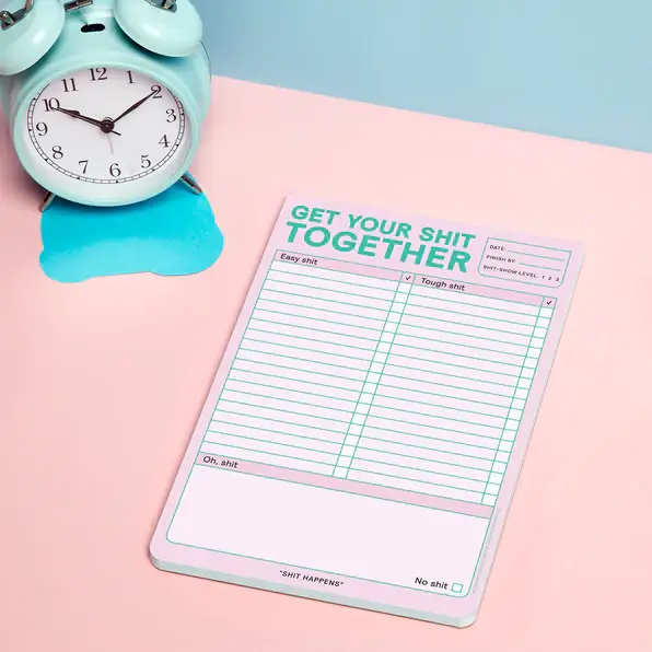 Abrams & Chronicle Books – wholesale Planner – Knock Knock Get Your Shit Together Pad (Pastel Edition) (Notepad/Sticky Notes)2