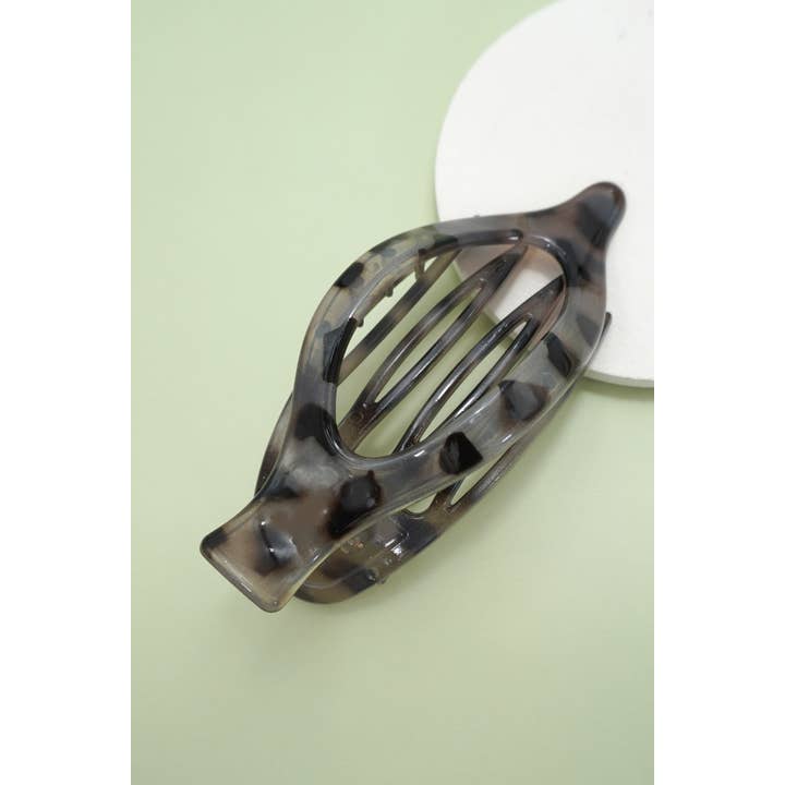 JOSSLYN by wall to wall - Wholesale Hair Clip - Women's - OVAL LAY DOWN FLAT HAIR CLAW CLIPS | 40H91716