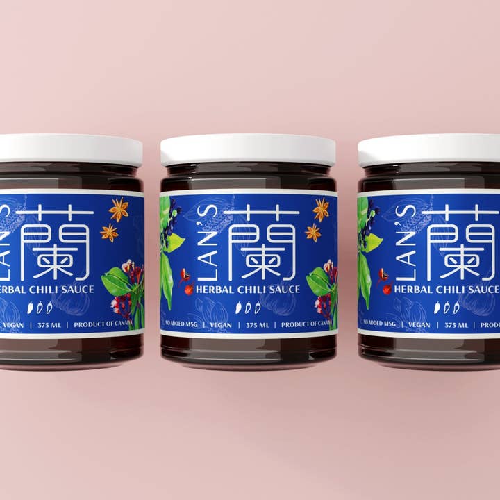Lan's Herbal Chili Sauce for wholesale by Lan's Sauce