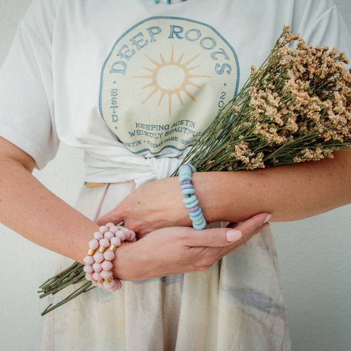 The Bead Project by TWOPU - Wholesale Beaded Bracelet - Chunky Glass Bracelet 7