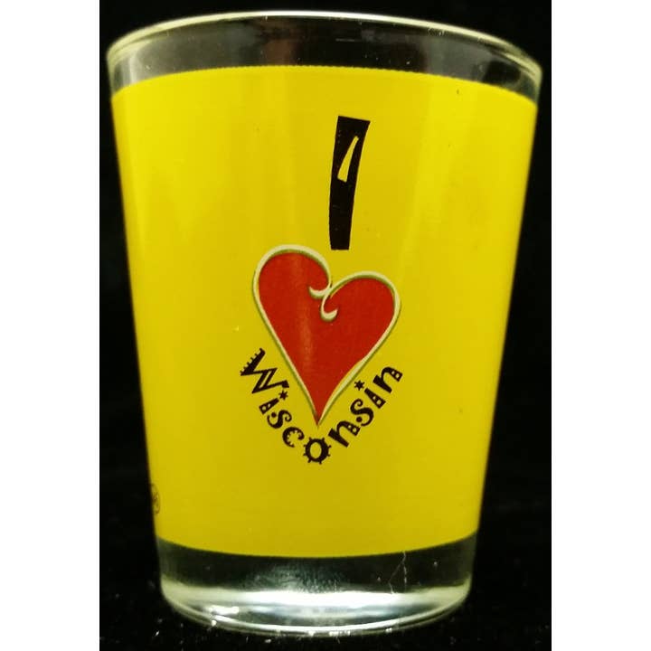 I love Wisconsin Shot Glass 2 oz for wholesale by 7 Star
