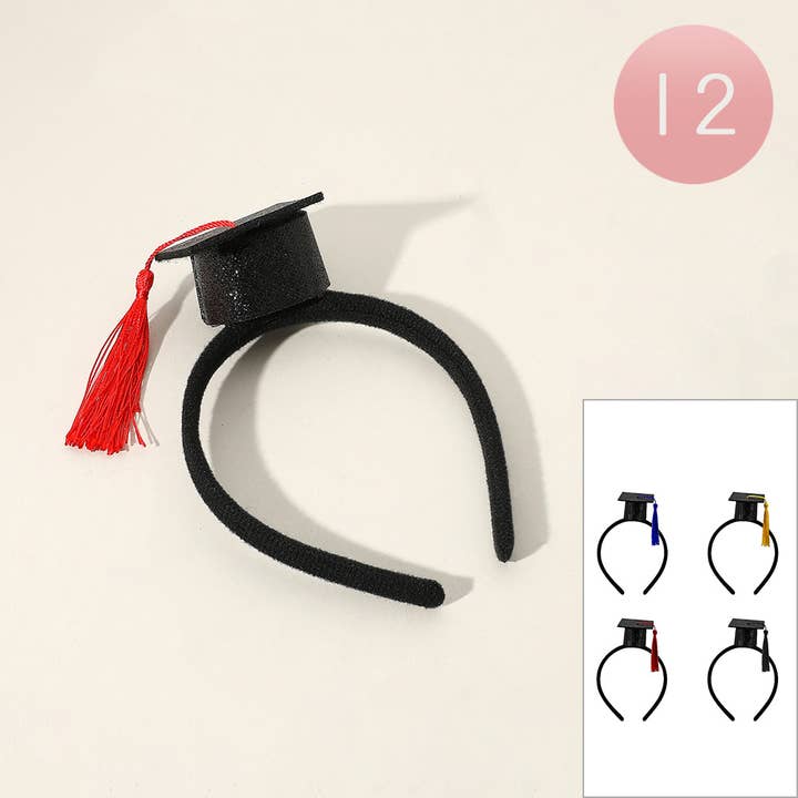 12PCS - Graduation Hat Headbands and other Purchase Wholesale graduation favors. Free Returns & Net 60 Terms on Faire trending on Faire.