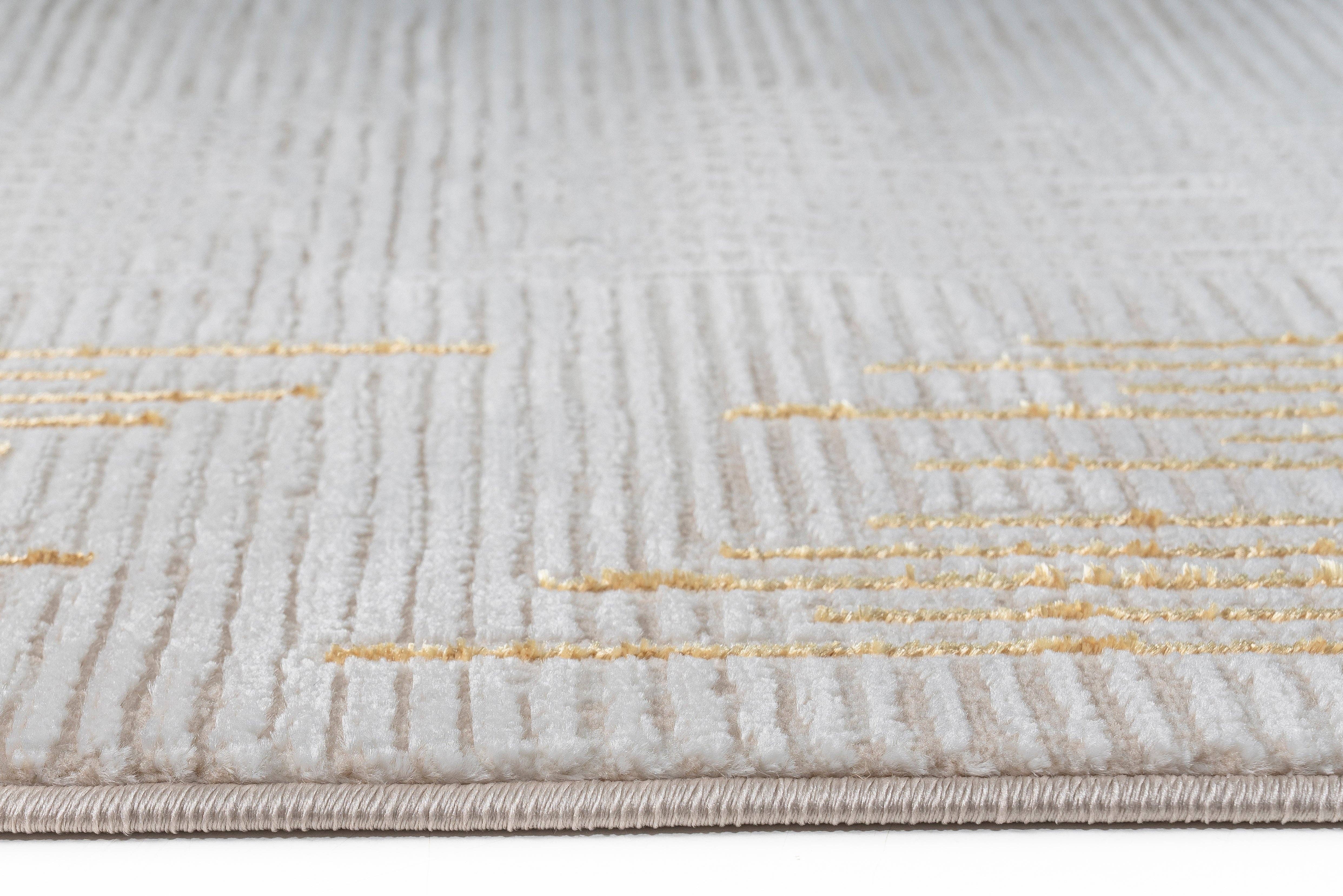 Rug Star USA - Venta al por mayor Alfombra pequeña - Alfombra turca Gamma Premium Collection dorado/beige 517A7