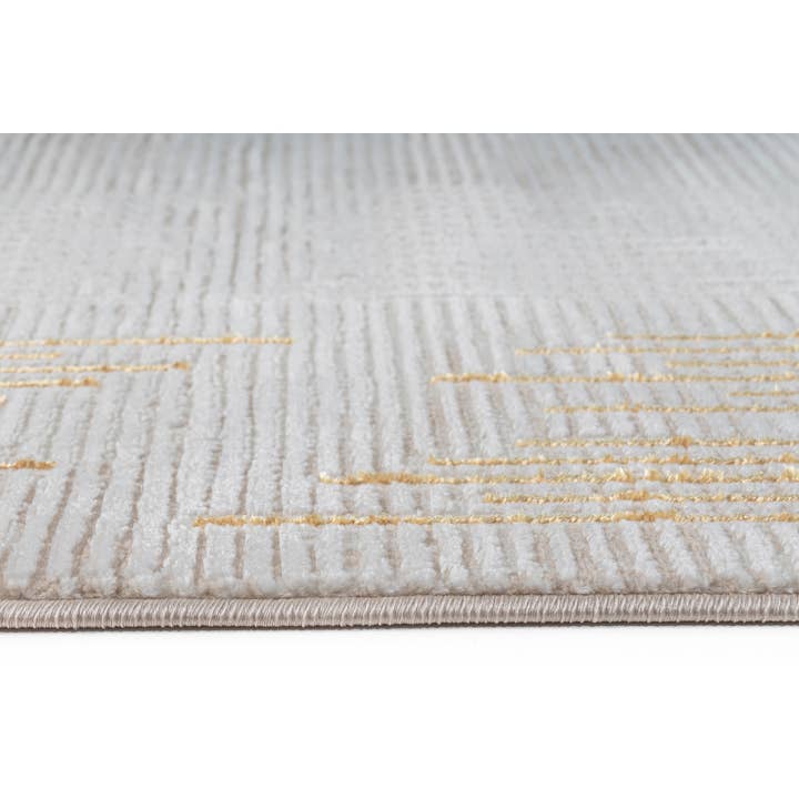 Rug Star USA - Venta al por mayor Alfombra pequeña - Alfombra turca Gamma Premium Collection dorado/beige 517A7