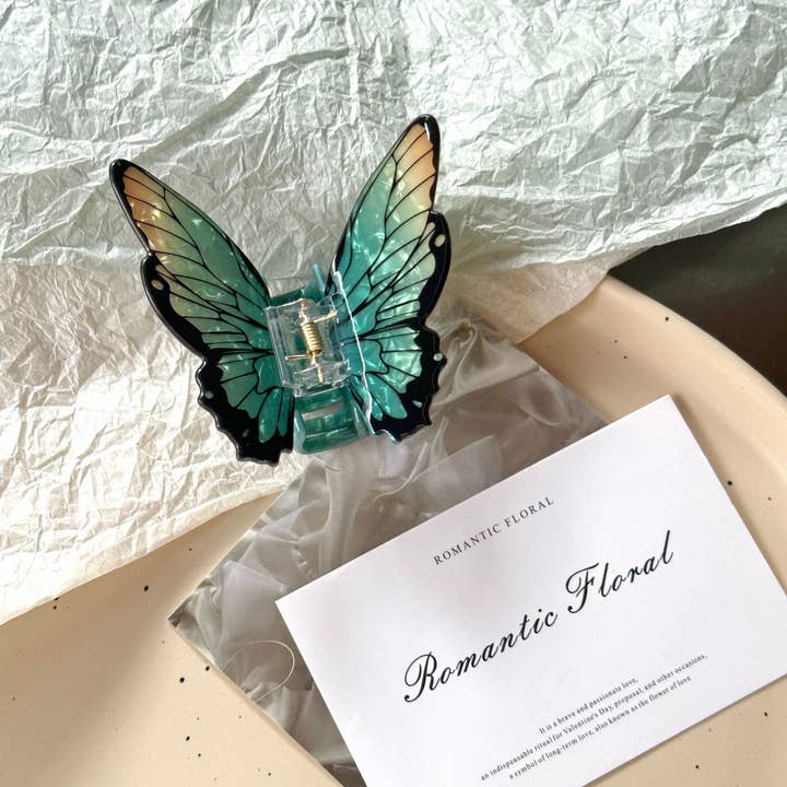 SoapElenGlen - Wholesale Hair Clip - Women's - Colorful Butterfly Claw Clip4