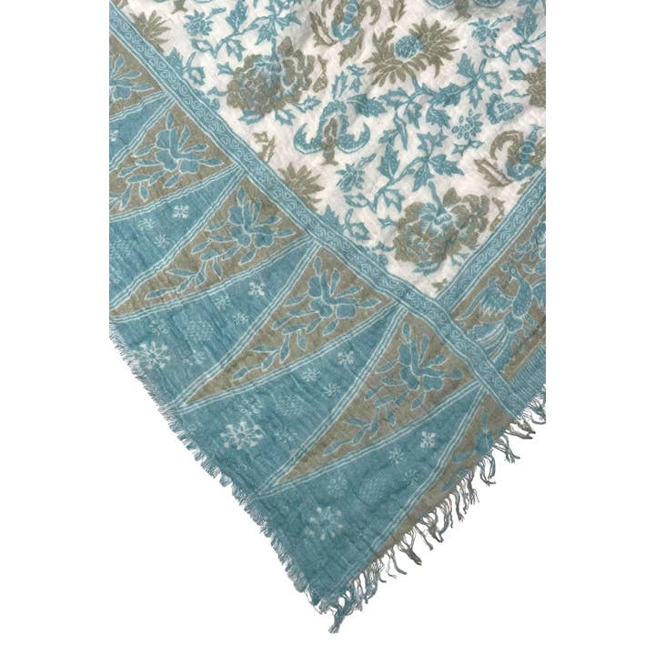Subtle Luxury – wholesale Scarf – Women's – Ivy Relic Gauze Print Wrap Sarong Scarf