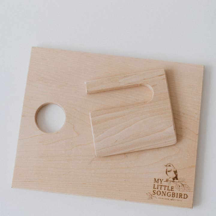 My Little Songbird - Wholesale Wood Toy - Kids - Wooden Cutting board with fruit and vegetable knife8