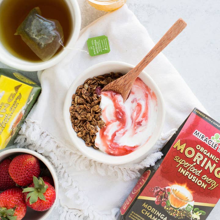 Miracle Tree - Wholesale Health/Detox Tea - Moringa Energy Tea: Cherry Chamomile11